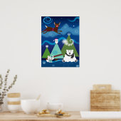 Rudolph en vrienden poster (Keuken)