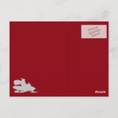 Rudolph est tombé malade cette saison carte postal (Dos)