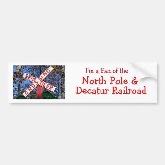 Rudolph Express Bumpersticker (Voorkant)