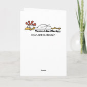 Rudolph Feestdagen Kaart (Achterkant)