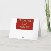 Rudolph Feestdagen Kaart (Achterkant)