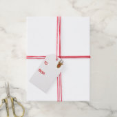 Rudolph Gift Labels Cadeaulabel (Met Touw)