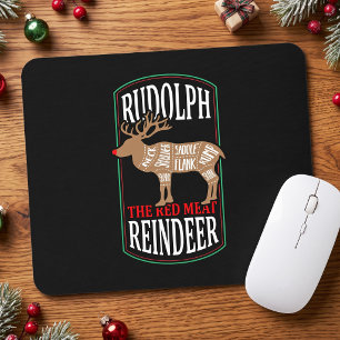 Rudolph Het Rode Vlees Rendier Muismat