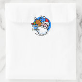 Rudolph - J'ai rencontré Père Noël Sticker (Sac)