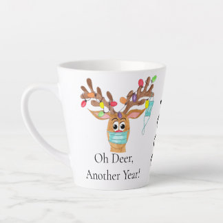 Rudolph le visage masqué renne latte Mug