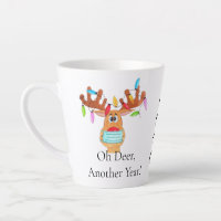 Rudolph le visage masqué renne latte Mug