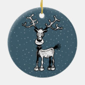 Rudolph les ornements de Noël des rennes (Dos)