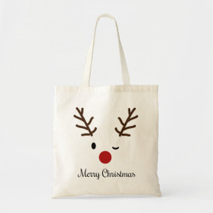 Rudolph Merry Kerstmis Tote Bag