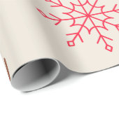 Rudolph modern Kerstfeest Cadeaupapier (Rol Hoek)