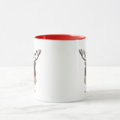 Rudolph Mug avec nom Noël (Centre)