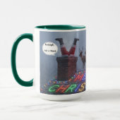 Rudolph not a word Christmas Mug AI Used Mok (Links)