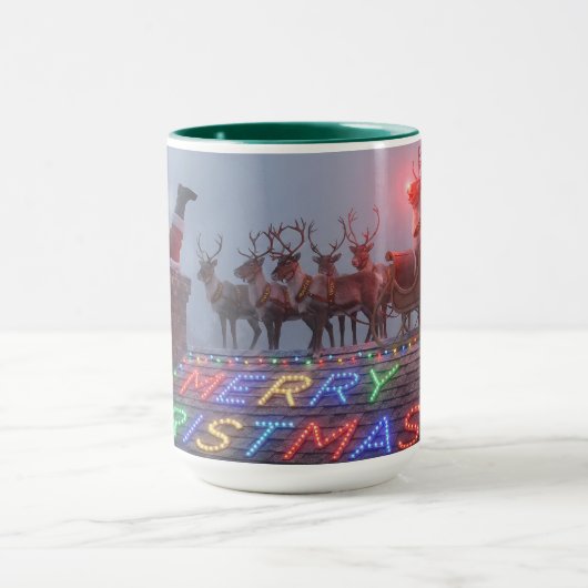 Rudolph not a word Christmas Mug AI Used Mok (Midden)