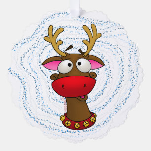 Rudolph ornement de papier de Noël