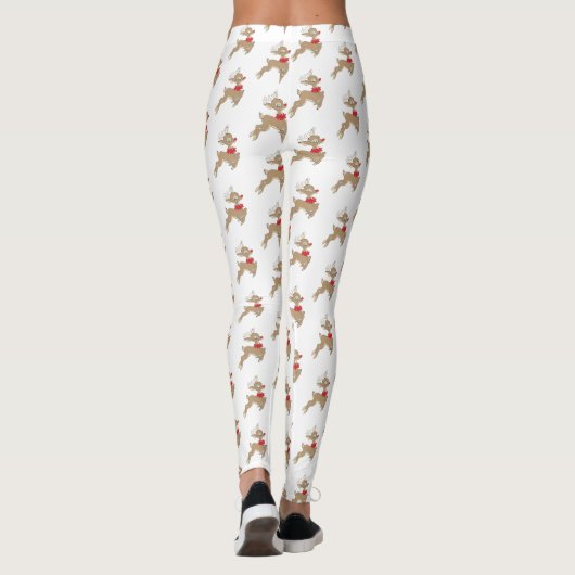 Rudolph Pattern Leggings (Achterkant)