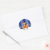 Rudolph Prancing Stickers (Envelop)
