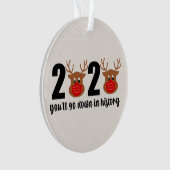 Rudolph Red Mask Reindeer 2020 (devant)