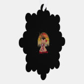 Rudolph Red Nose Reindeer  - Kerstmis Ornament Kaart (Rechts)