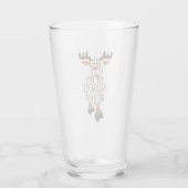 Rudolph Reindeer Glas (Achterkant)