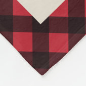 Rudolph Reindeer Personalized Fleece Blanket Deken (Hoek)