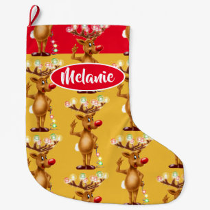 Rudolph Rendier aangepaste meisjes kerstkous Grote Kerstsok