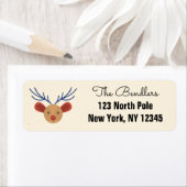 Rudolph Return Address Label (Insitu)