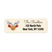 Rudolph Return Address Label (Voorkant)