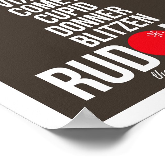 Rudolph Simple Print (Hoek)