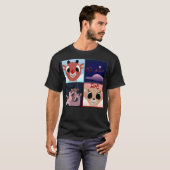 Rudolph Squares T-shirt (Voorkant volledig)