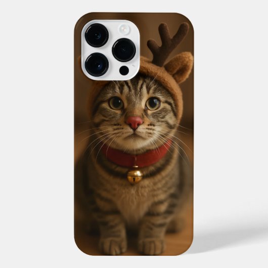 Rudolph the Cat iPhone 14 Pro Max Case iPhone Hoesje (Achterkant)