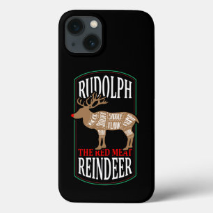 Rudolph the Red Meat Reindeer iPhone 13 Hoesje