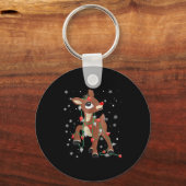 Rudolph The Red Nose Reindeer For Kids And Christm Sleutelhanger (Voorkant)
