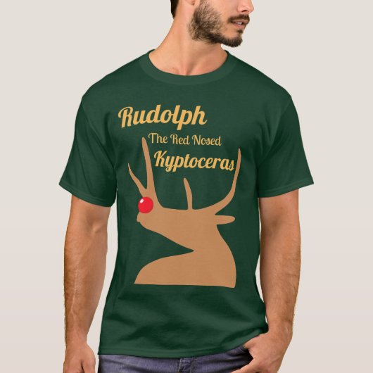 Rudolph The Red Nosed Kyptoceras T-Shirt (Devant)