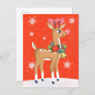Rudolph the Red Nosed Reindeer Briefkaart