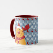 Rudolph the Red-Nosed Reindeer Mok (Voorkant links)