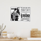 Rudolph Valentino 1921 affiche vintage (Cuisine)