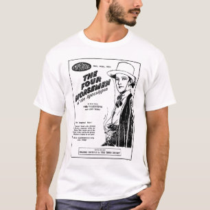 Rudolph Valentino 1927 T-shirts vintages d'annonce