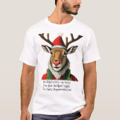 Rudolph's Glow-up recept T-shirt (Voorkant)