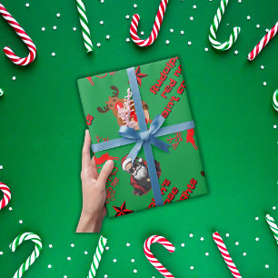 Rudolph's rode neus is geen politie lichten   cadeaupapier