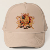 Rudos Trucker Hat "Oderint Dum Metuant" Trucker Pet (Voorkant)