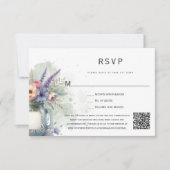 Rudtic Mason Jar Floral RSVP (Devant)
