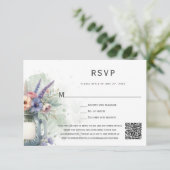Rudtic Mason Jar Floral RSVP (Debout devant)