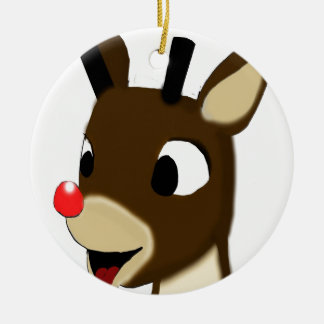 Rudulph the Reindeer Keramisch Ornament