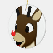 Rudulph the Reindeer Keramisch Ornament (Links)