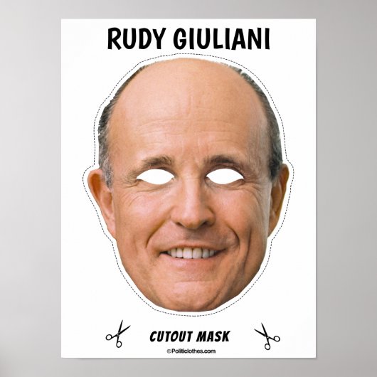 RUDY GIULIANI Halloween Masker Poster (Voorkant)