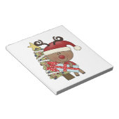 Rudy Reindeer Holiday Tree Notitieblok (Schuin)