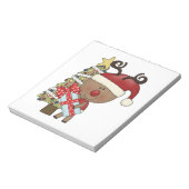 Rudy Reindeer Holiday Tree Notitieblok (Gedraaid)