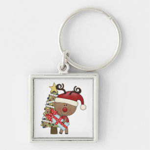 Rudy Reindeer Holiday Tree Sleutelhanger
