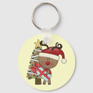 Rudy Reindeer Holiday Tree Sleutelhanger