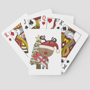 Rudy Reindeer Holiday Tree Speelkaarten