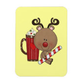 Rudy Reindeer met Cacao Magneet (Verticaal)